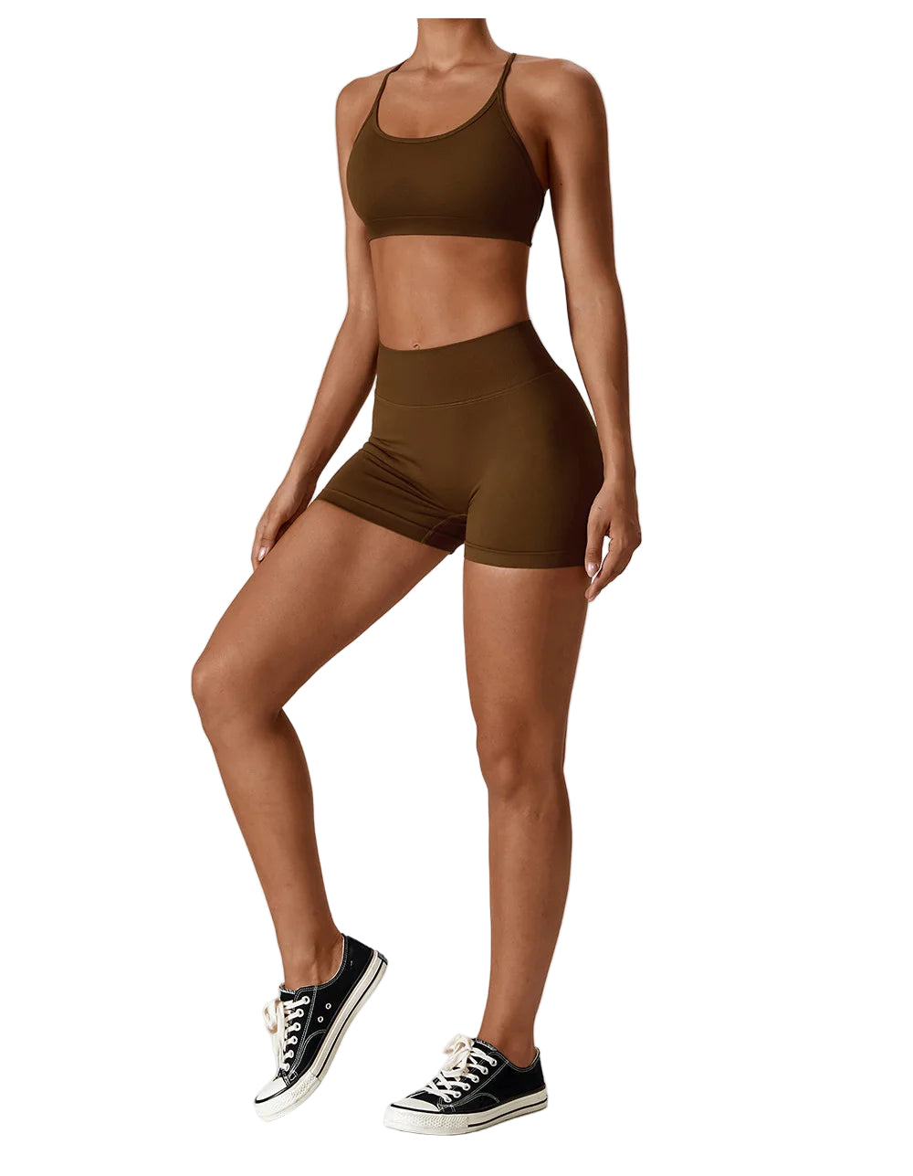 Seamless High-Waist Shorts