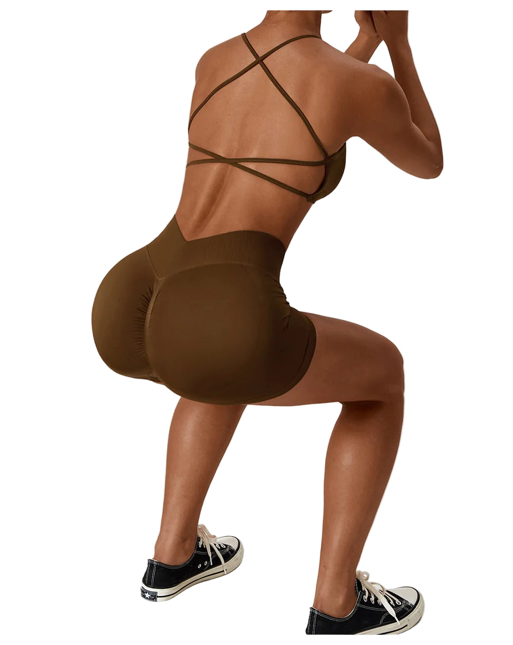 Seamless High-Waist Shorts