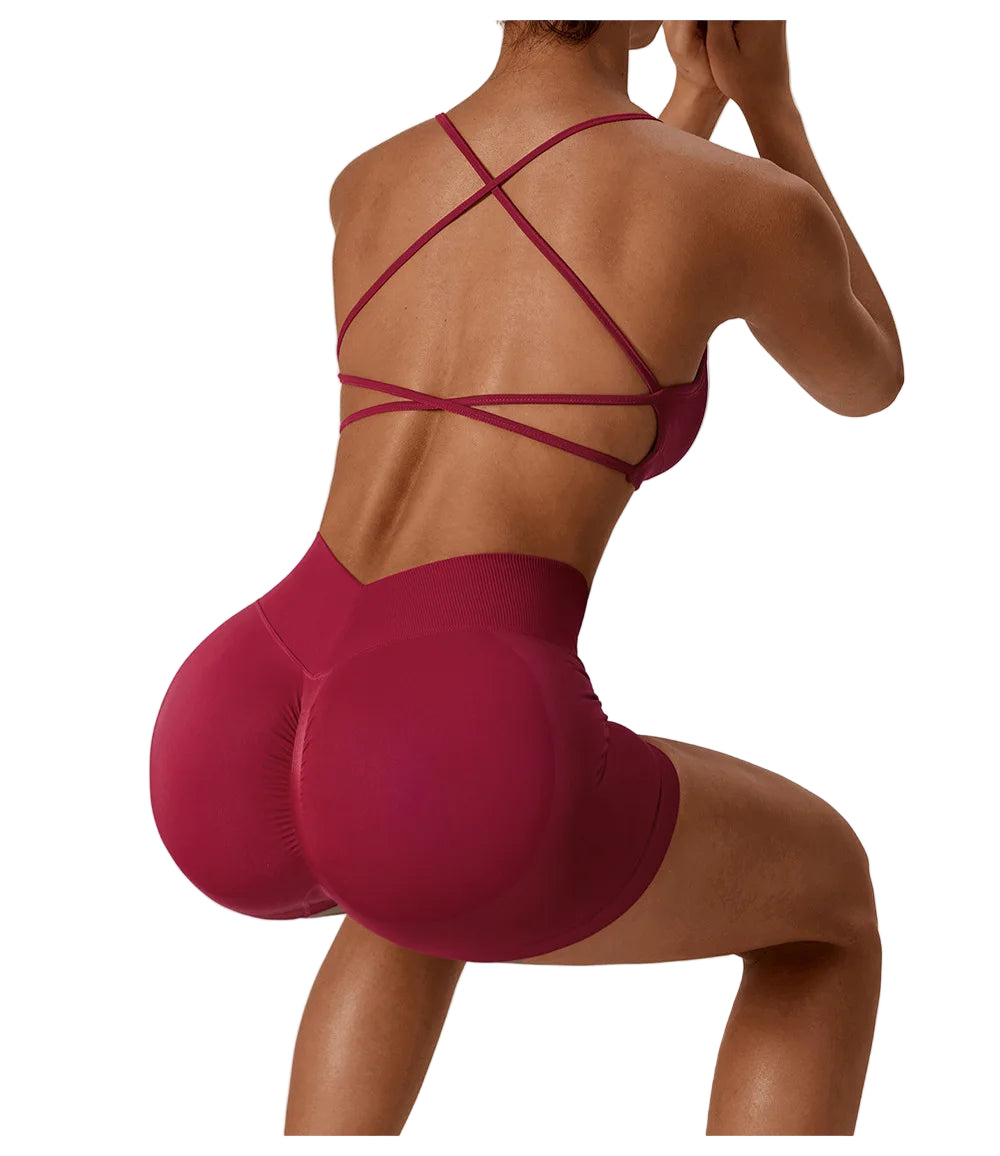 Seamless High-Waist Shorts