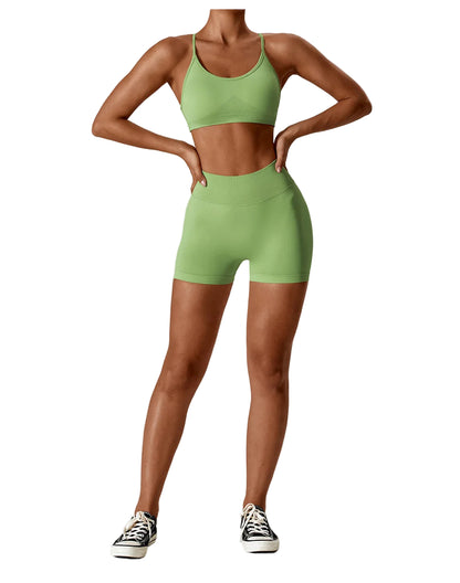 Seamless High-Waist Shorts