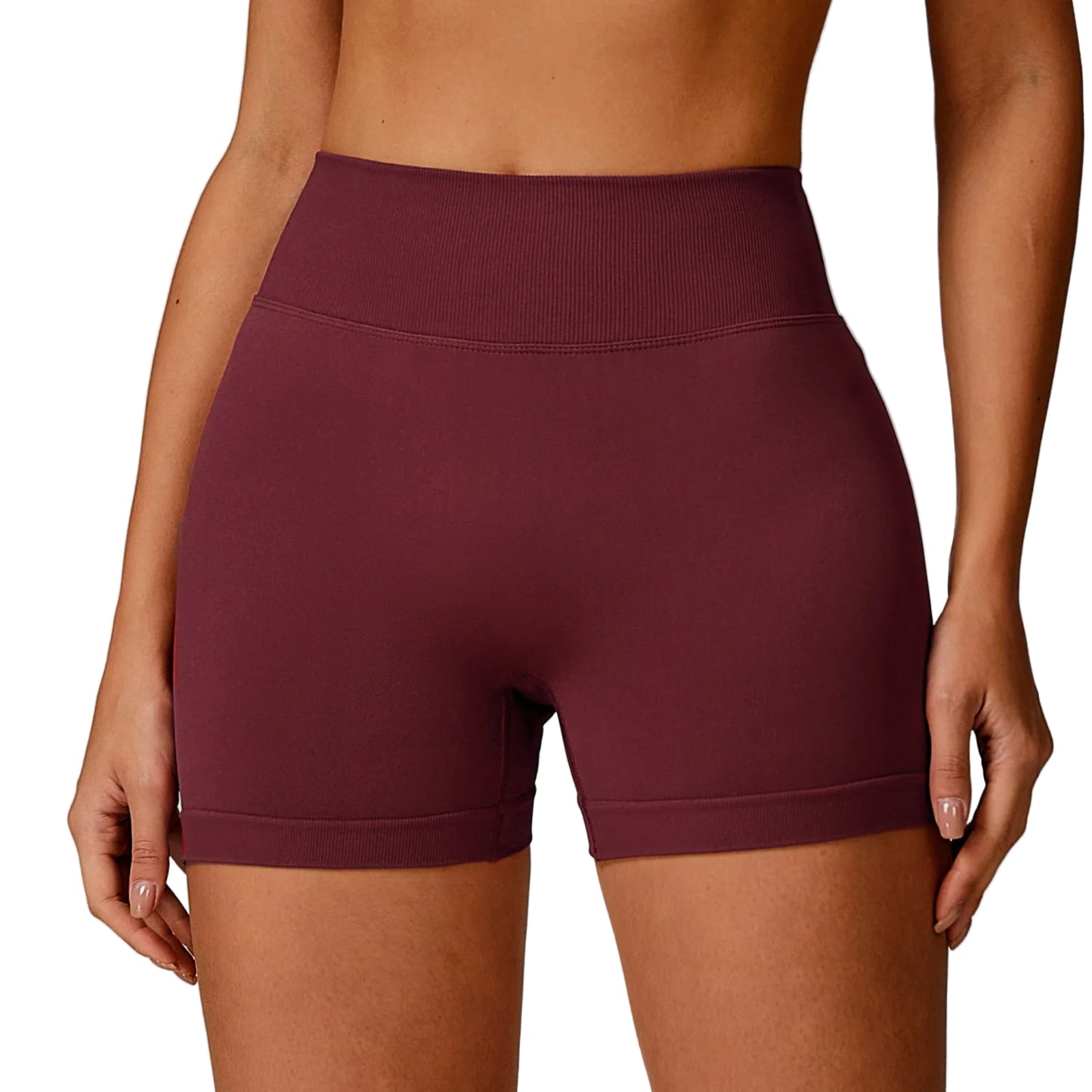 Seamless High-Waist Shorts