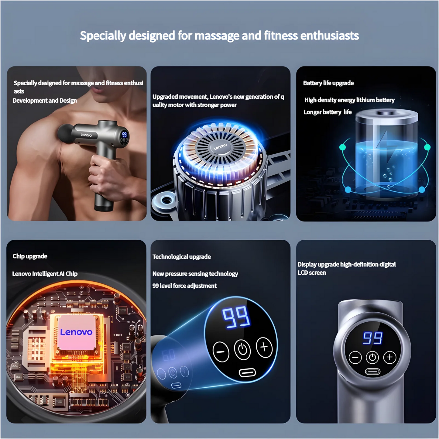 Lenovo Muscle Massage Gun