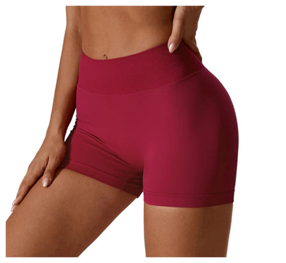 Seamless High-Waist Shorts